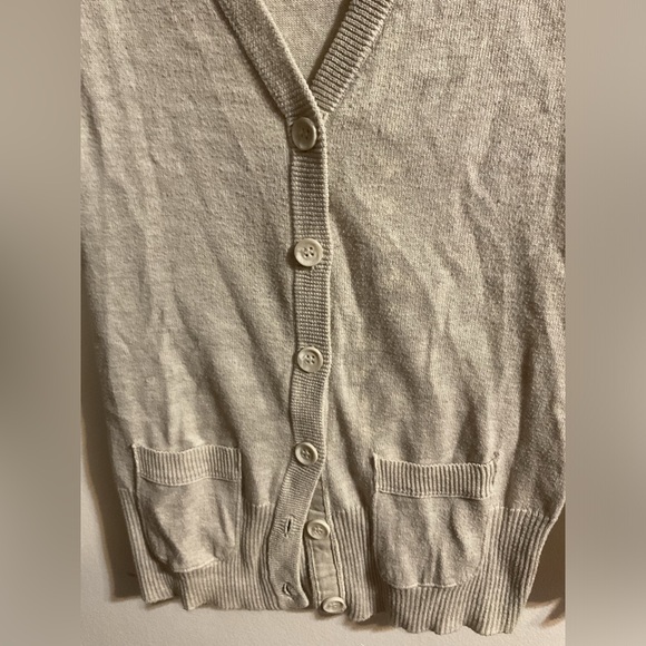 Aeropostale women’s Size Small Beige Cardigan - Picture 4 of 4
